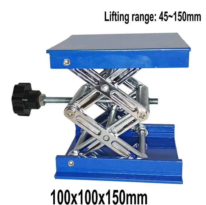 100x100x150 мм усиленный оксид алюминия регулируемые подъемные платформы лабораторный домкрат ножничный Стенд стойка для лаборатории