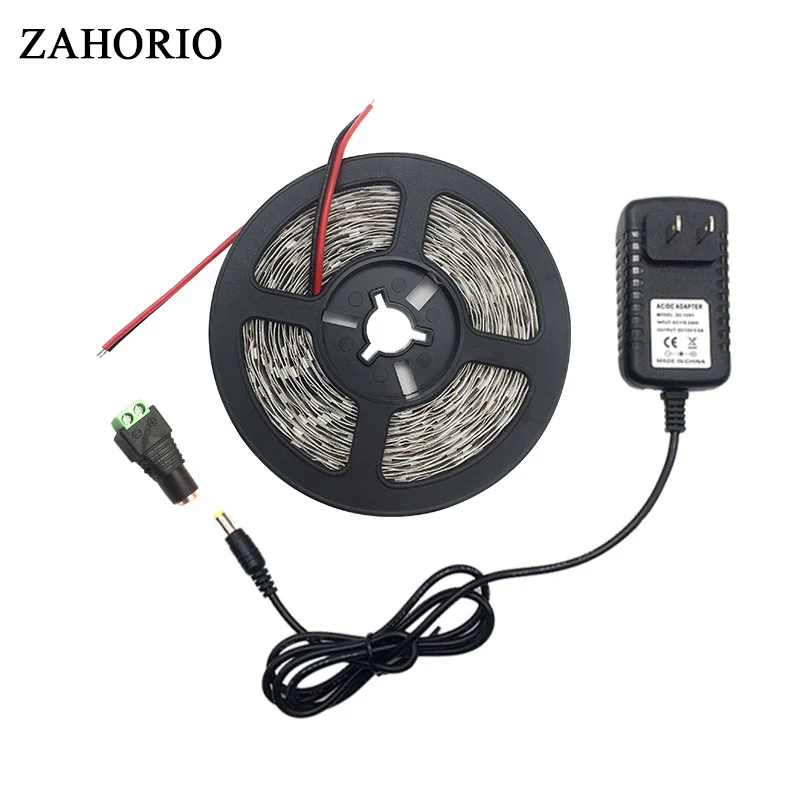 Светодиодный светильник 3528 2835 RGB 5 м 300SMD Светодиодная лента 24key SMD ИК пульт