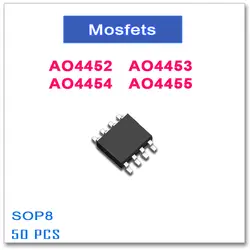 50 шт. SOP8 AO4452 AO4453 AO4454 AO4455 n-канальный высокое качество 4452 4453 4454 4455