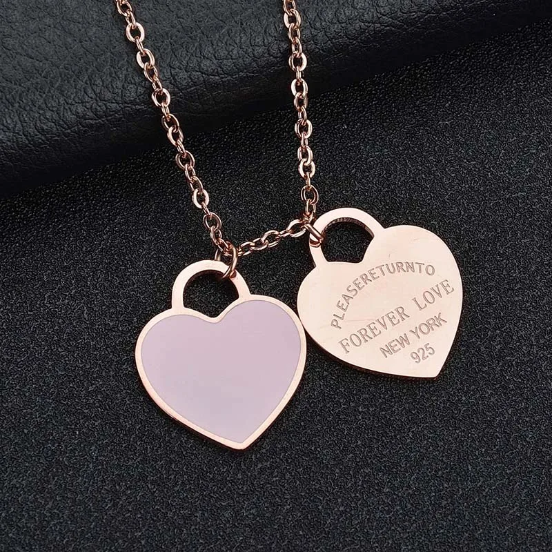Ожерелье с подвеской в виде сердца из нержавеющей стали 316L|necklace 316l|316l stainless steel