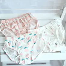 Комплект из 3 предметов, мягкое нижнее белье для маленьких мальчиков и девочек, хлопковые трусики, милые короткие трусы