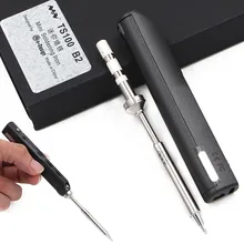 65 w Мини TS100 Цифровой паяльник для подключения к Station паяльная электрические инструменты Kit OLED программируемый Интерфейс DC5525 встроенный STM32 чип