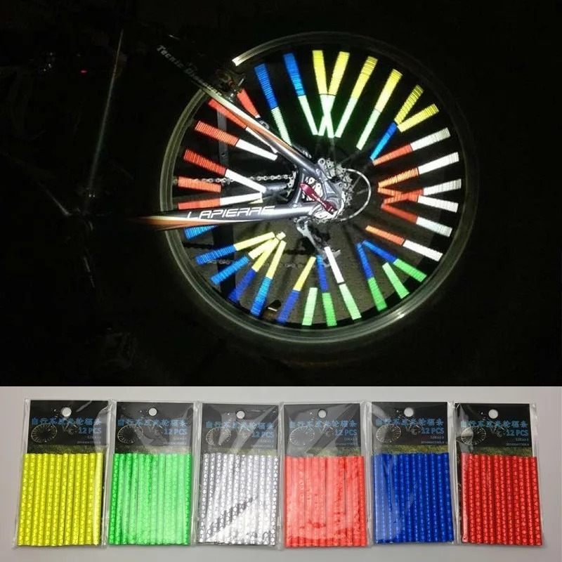 reflective bike spokes