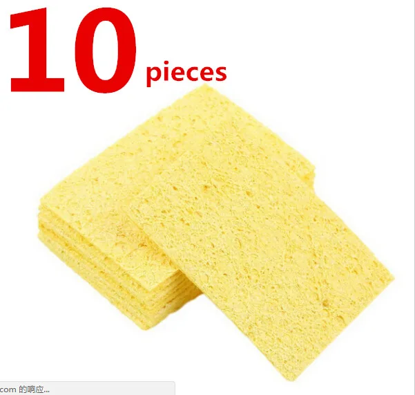 

SZBFT High Temperature Enduring Condense Electric Welding Soldering Iron Cleaning Sponge Yellow