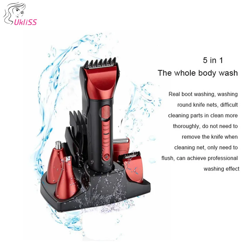 

100-240V rechargeable hair clipper hair shaving machine hair trimmer professional hair cutting beard electric razor barber
