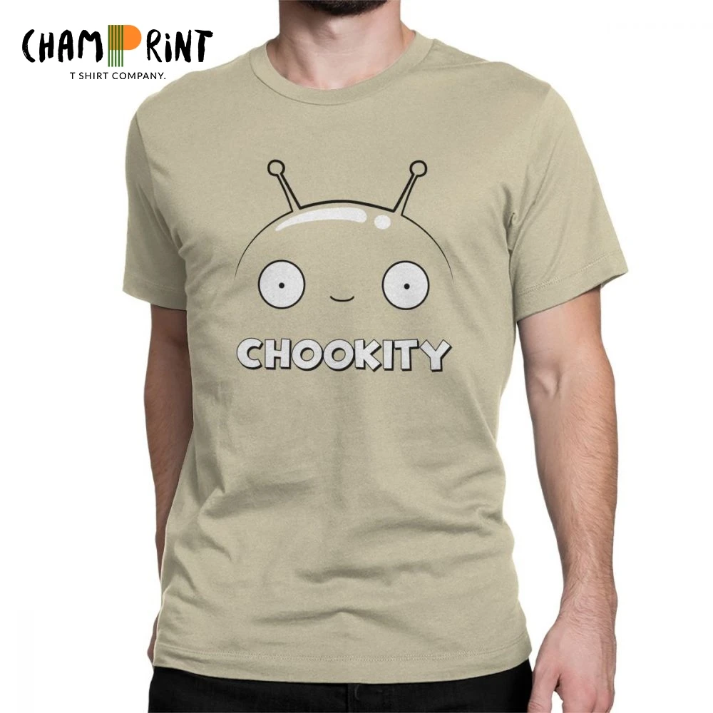 

Men's T Shirts Chookity Unique Short Sleeve Mooncake Chookity Final Space Tee Shirt Crewneck Clothing Cotton Plus Size T-Shirt