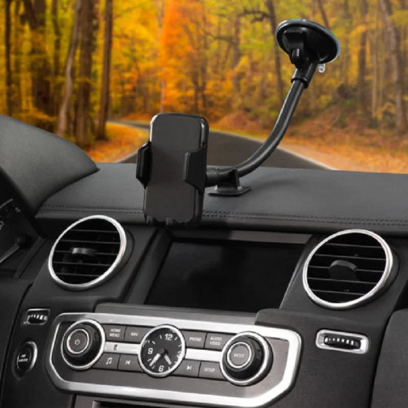 

Windshield Car Phone Holder Long Arm Windshield Mount Stand Cradle Universal Support for SmartPhones 4-6 inch Cell Mobile Phone