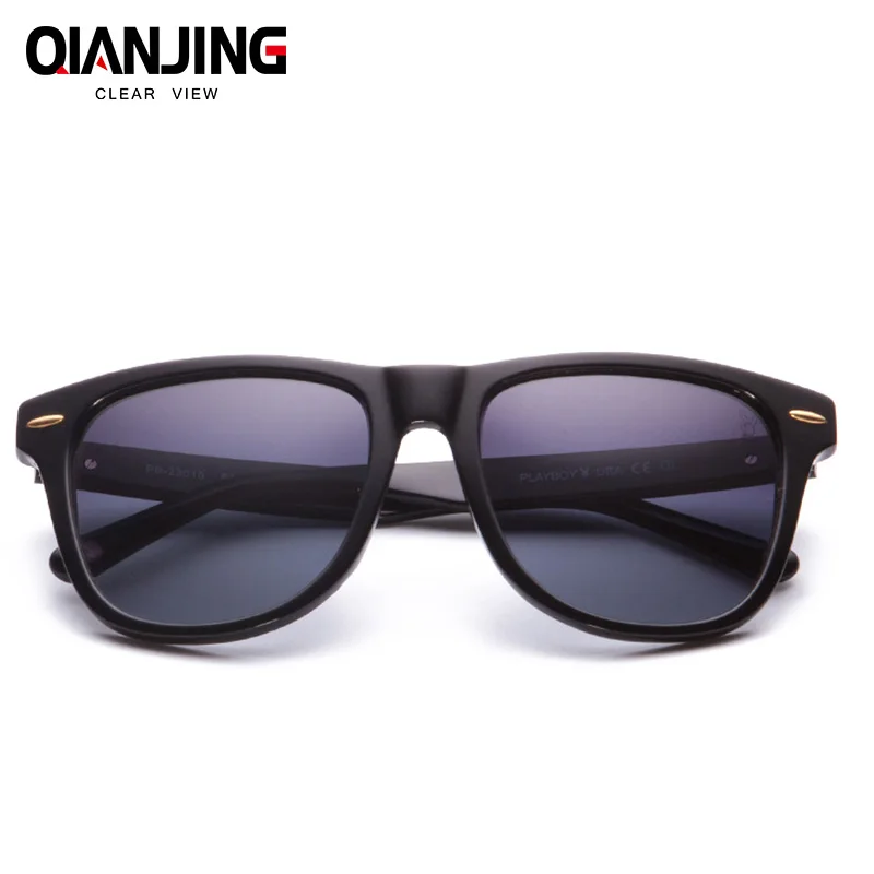 

QianJing Acetate Sunglasses Unisex Retro Mirror Sun Glasses Hand Make Polarized Sunglasses Popular Glasses Prescription Sunglass