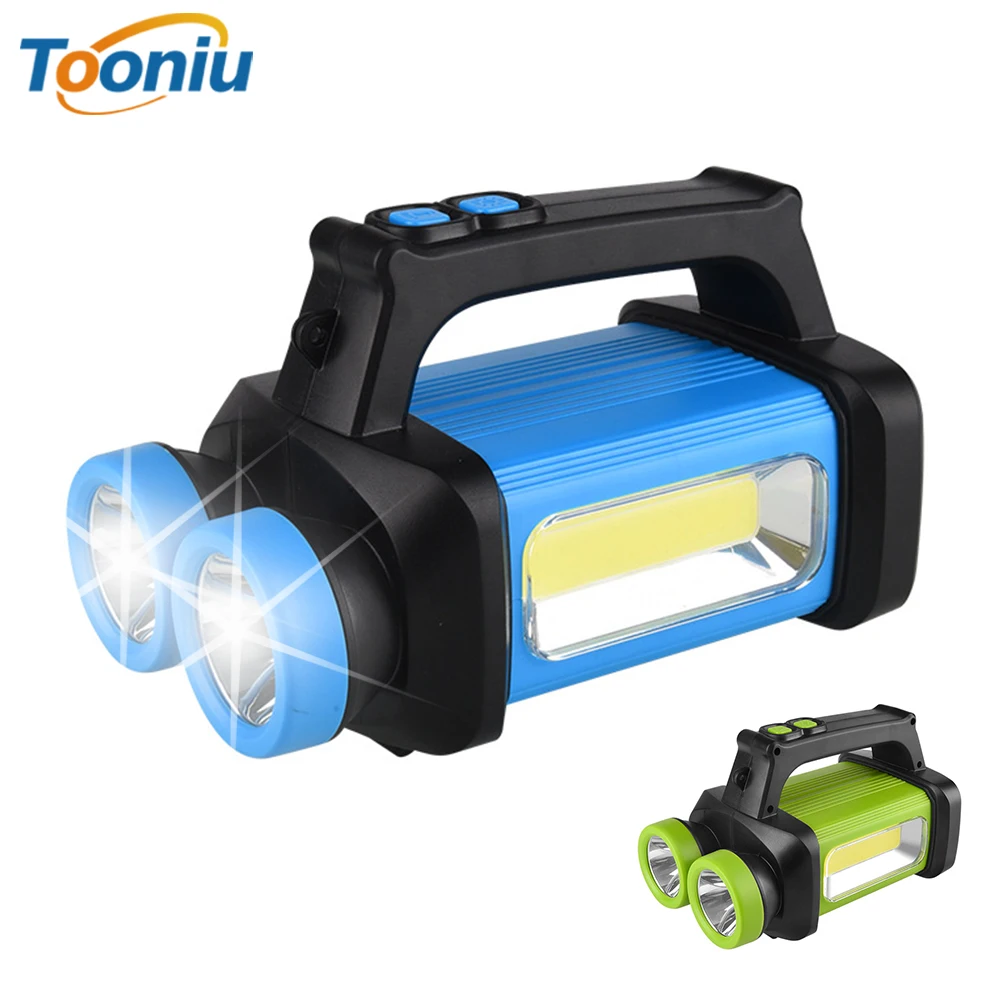 

Glare LED Flashlight portable light COB work light Soft light White+yellow light Use 3 x AA battery for camping, adventure, etc