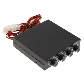 

3.5 Inch Fan Speed Controller PC CPU 4 Channel Controller for Cooling Fans