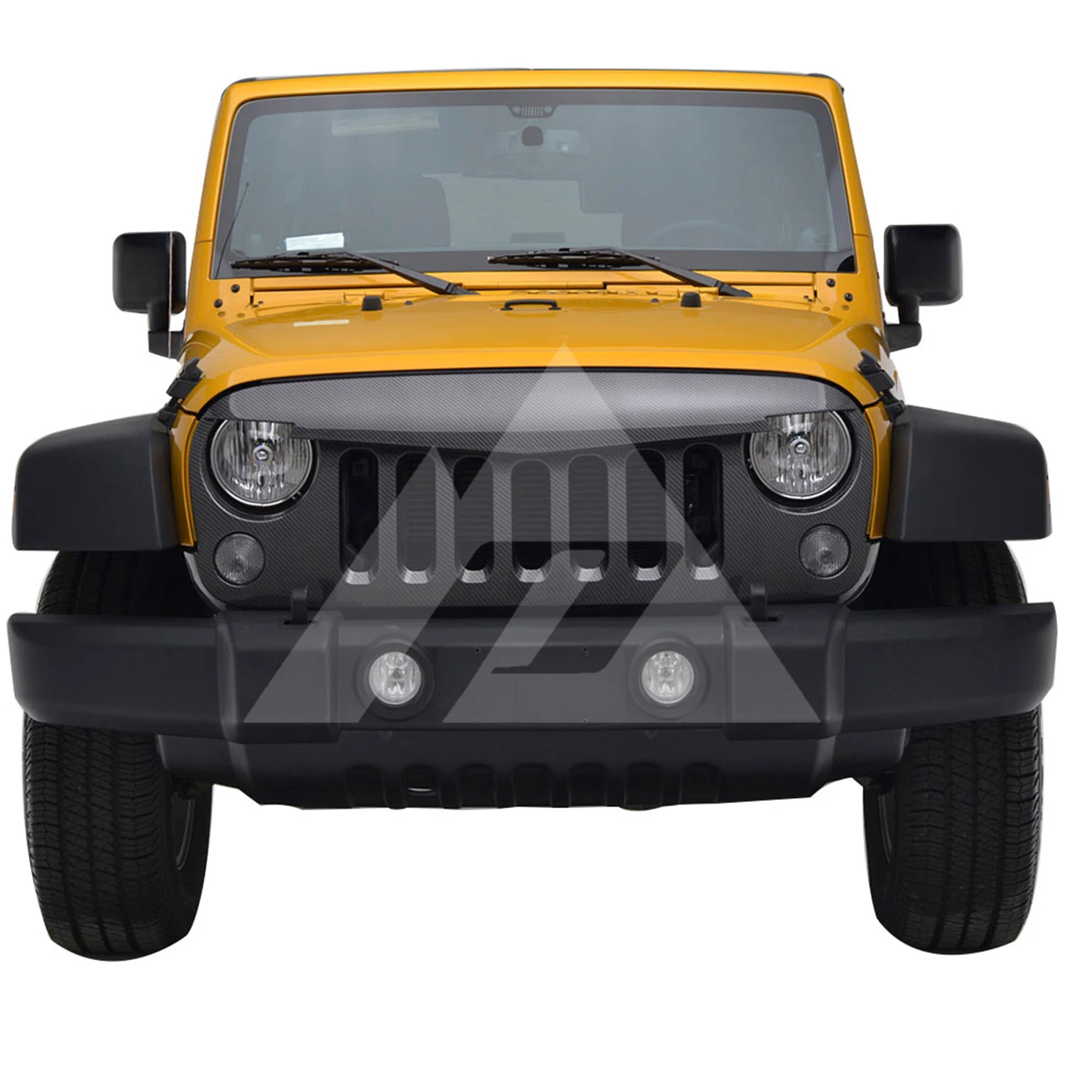 Для 2007 2008 2009 2010 2011 2012 2013 Jeep Wrangler JK «Angry Bird» карбоновое волокно упакованы решетка