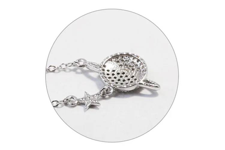 HEYLUOKE модное серебряное ювелирное изделие 925, космические ожерелья с изображением планет, цепочка, кубический цирконий, чокер с подвеской, ожерелье для женщин, вечерние, воротник