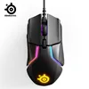 SteelSeries Rival 600 wired gaming mouse rgb macro programming dual sensor counterweight anti-skid free weight Mouse ► Photo 1/6