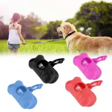 20 рулонов ПЭТ форма кость собаки мешок для мусора пластиковые чистые отходы мусор сумки для домашних животных мешок для сбора домашних животных продукты для домашних животных