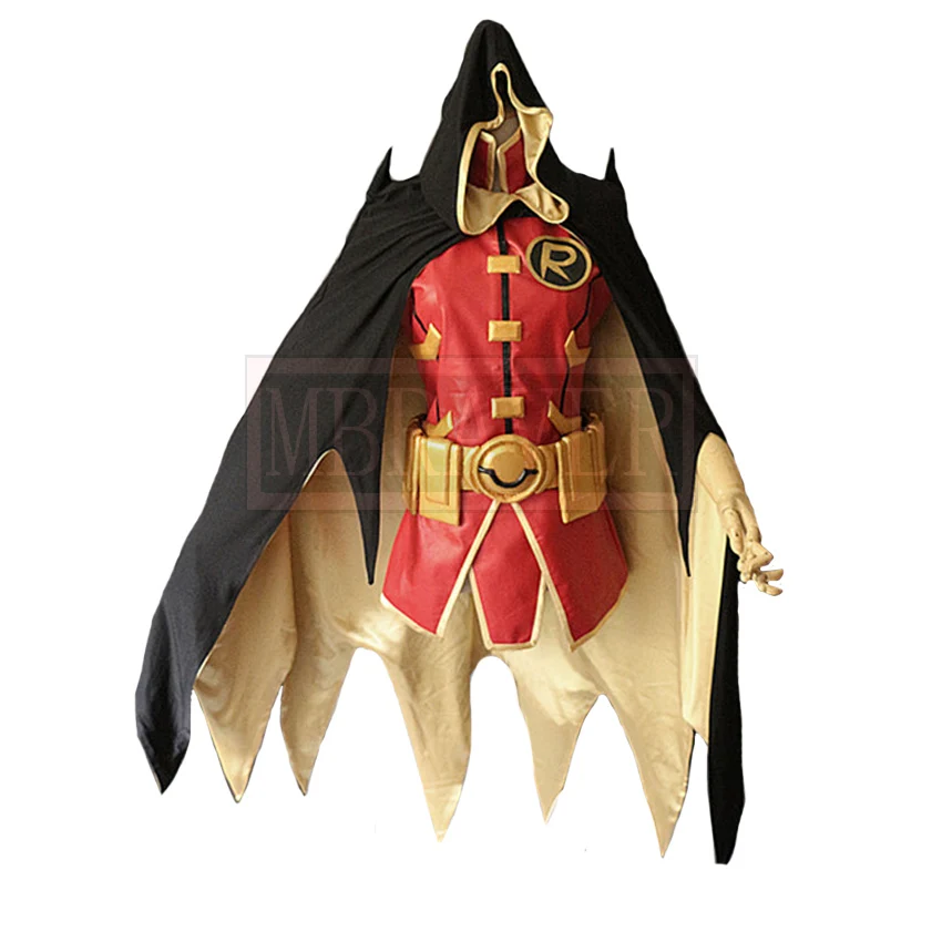 

Batman Cosplay Red Robin Tim Drake Damian Timmy Halloween Uniform Cosplay Costume Custom Made Any Size