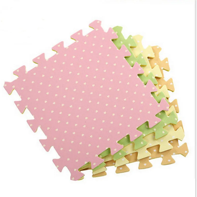 9pcs/lot Kids Rug EVA foam Puzzle baby play gym mat Toys carpet for childrens Interlocking Exercise Crawl Floor Tiles Each:30x30 | Игрушки и