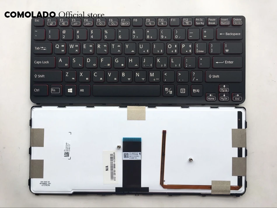 KR Korean backlit keyboard For Sony VAIO SVE 14 SVE14 SVS14 SVE14A black keyboard KR Layout