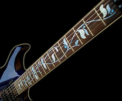Fretboard Markers Inlay Sticker Decals for Guitar - Tree Of Life Custom fretboard markers inlay sticker decals for guitar bass space invaders white pear color