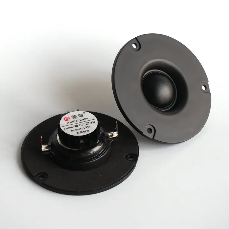 

2PCS Audio Labs New DH25NSF-01 3inch Neodymium Silk Dome Tweeter 6/8ohm Optional 15W D80mm Panel Pair Price