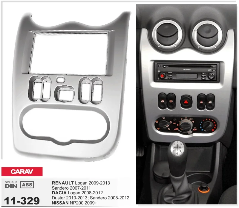 Frame android 6 0 font b car b font dvd for Renault logan sandero dacia duster