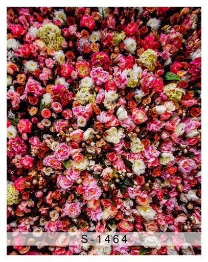 

8 ft Vinyl print cloth color flowers photography backdrops for wedding baby photo studio portrait background props S-1464