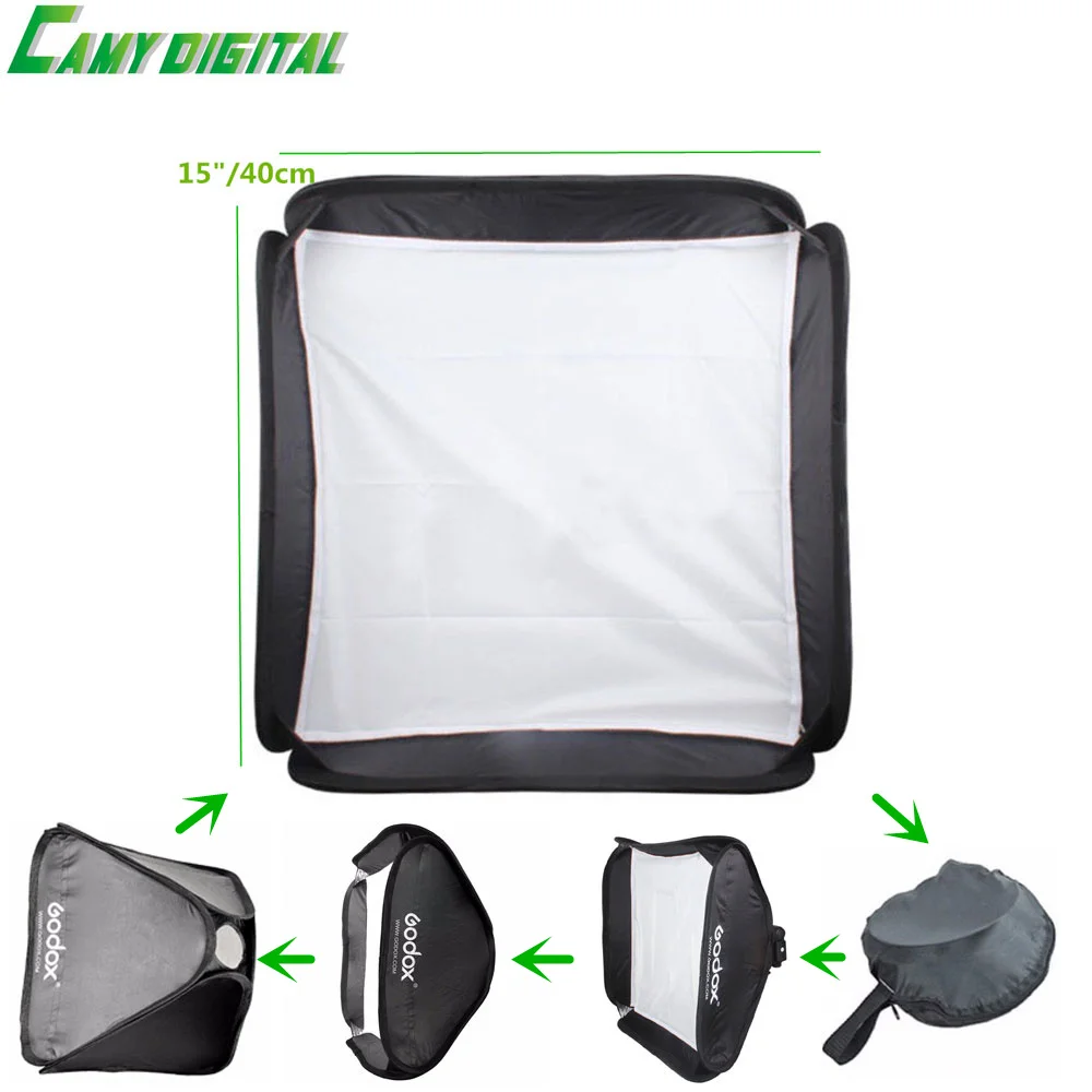 Godox Foldable Portable Only the SoftBox 15 40cm Special For S Type Bracket For Camera Flash