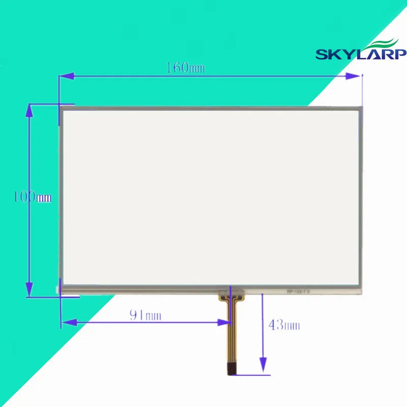 Skylarpu Новый сенсорный экран 160*100 мм 160 * 100 KR070PC5S дигитайзер стеклянная панель