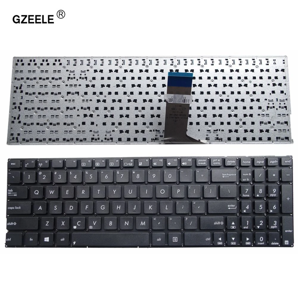 Gzeele New For Asus 0kn0 R91us22 0knb0 610mus00 Mp 13k93us 5283 Us Black Keyboard Replacement Keyboards Aliexpress