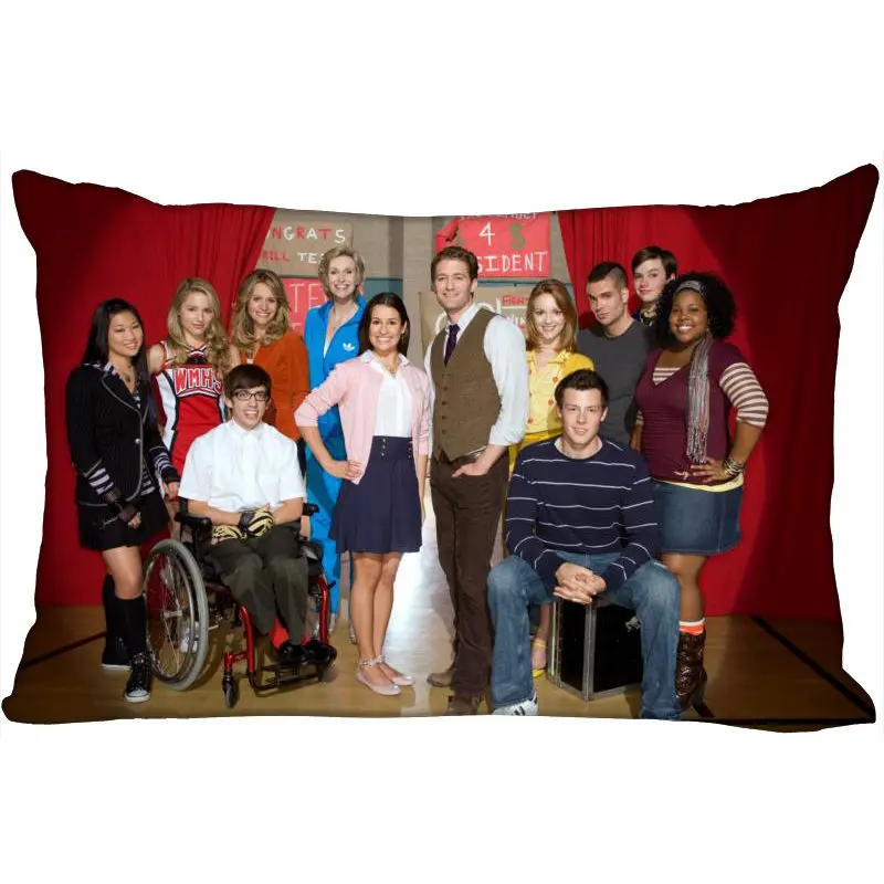 

Custom Glee New Arrival Pillowcase 45x35cm(One Side) Rectangle Zipper Print Throw Wedding Decorative Pillowcase Cover