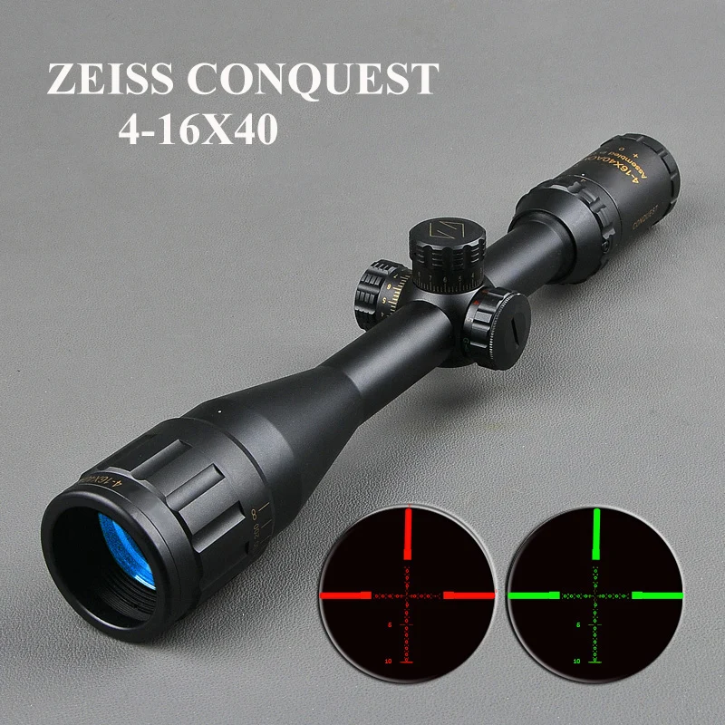 

ZEISS CONQUEST 4-16X40 Tactical Optical Scope Golden Making Optics Air Rifle Optics Sight Illuminated Riflescopes Hunting Scope