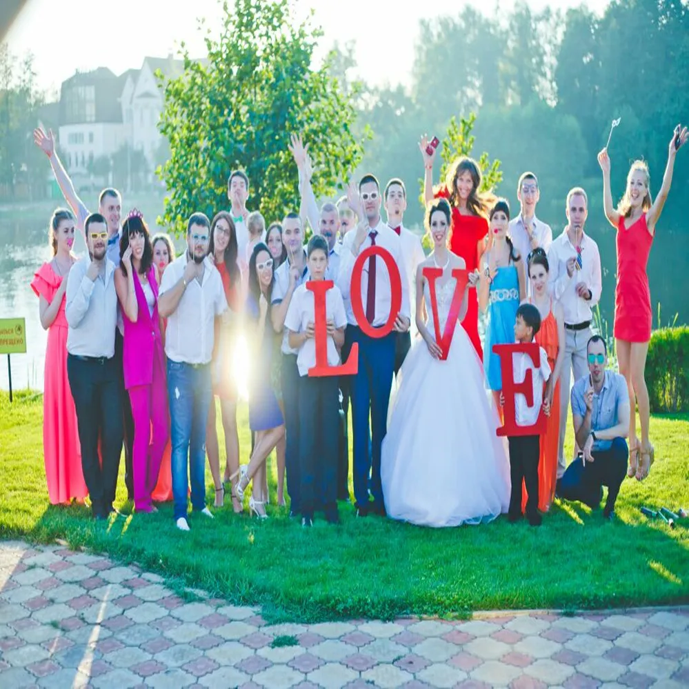 Свадебное украшение 60 шт./лот реквизит сделай сам 2017 для фотобудки