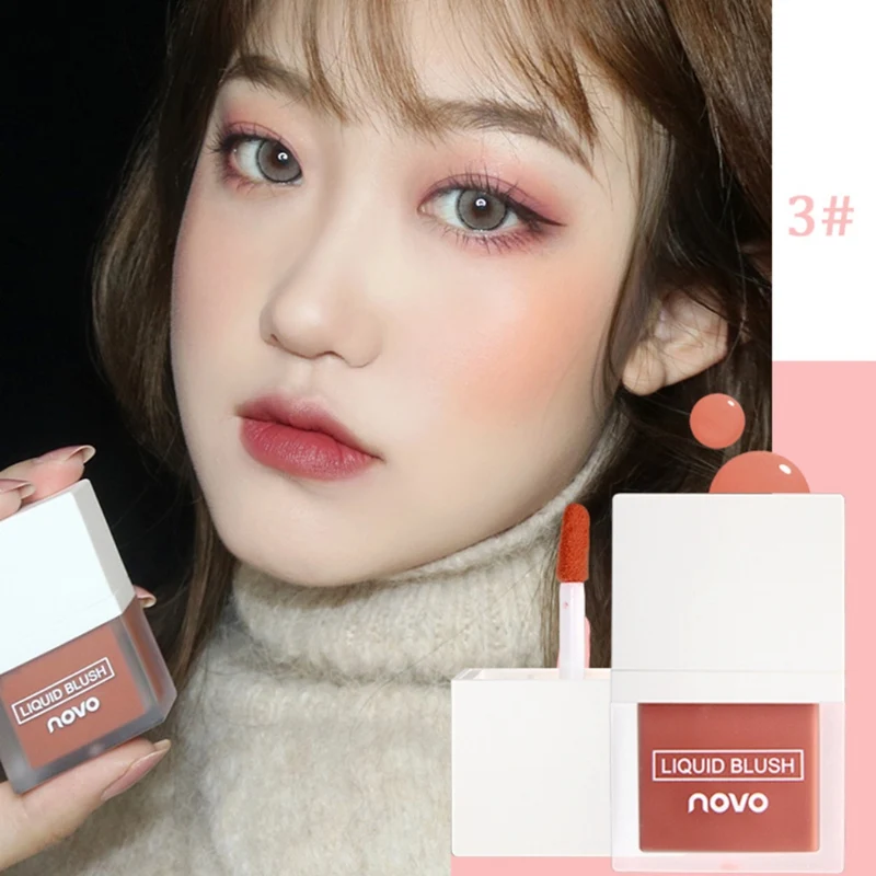 2019 1PC Makeup Liquid Blusher Sleek Silky Paleta De Blush Color Lasts Long 4 Color Natural Cheek Blush Face Contour Make Up 2019 1PC Makeup Liquid Blusher Sleek Silky Paleta De Blush Color Lasts Long 4 Color Natural Cheek Blush Face Contour Make Up
