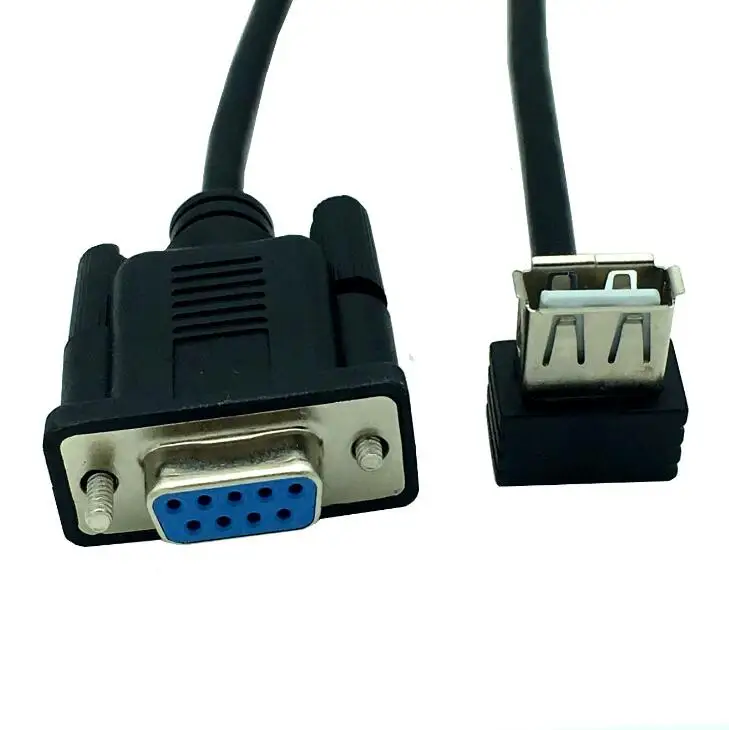 RS232 Женский последовательный порт кабель преобразования DB9 Женский пара USB AF DB9F-USB AF 25 см
