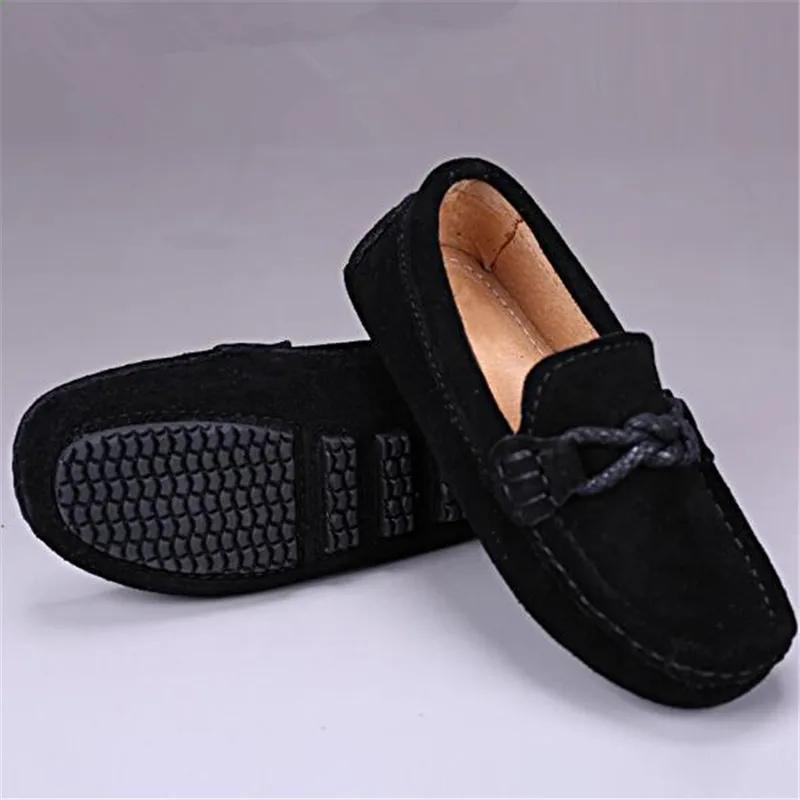 boys black loafers