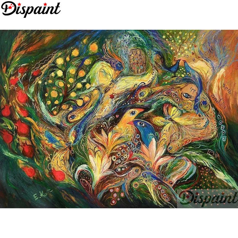 

Dispaint Full Square/Round Drill 5D DIY Diamond Painting "Phoenix flower" Embroidery Cross Stitch 3D Home Decor A12720