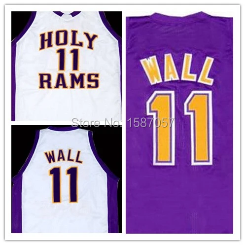 John Wall High School Basketball Jersey Holy Rams Custom 