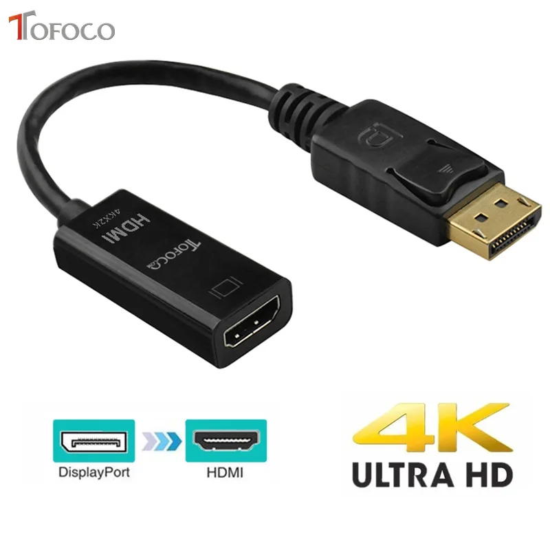 displayport to hdmi adapter 4k Male to Female for Macbook-1