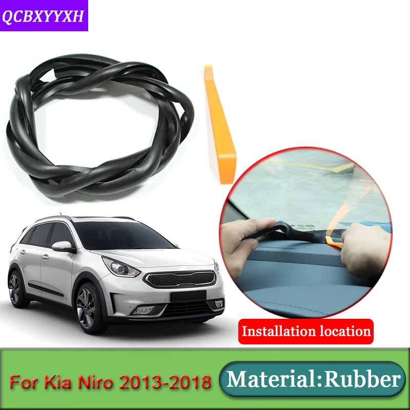 Автостайлинг для Kia Niro 2013 2018 резиновые антизвуконепроницаемые не пропускающие