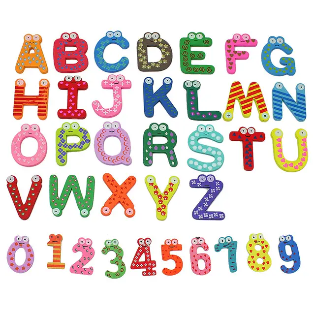 36 Pcs Image by Number Wooden A Z Letters Alphabets 0 9 Numbers 36 Pcs Image by Number Wooden A Z Letters Alphabets 0 9 Numbers