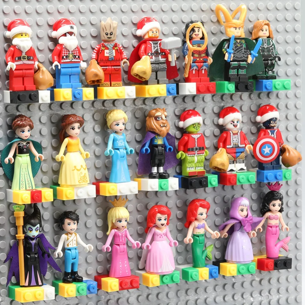 

Maleficent Ariel Figures Cinderella Princess Beast Anna Ursula Alatoys Compatible Playmobil Bricks Building Blocks Toys Blocks