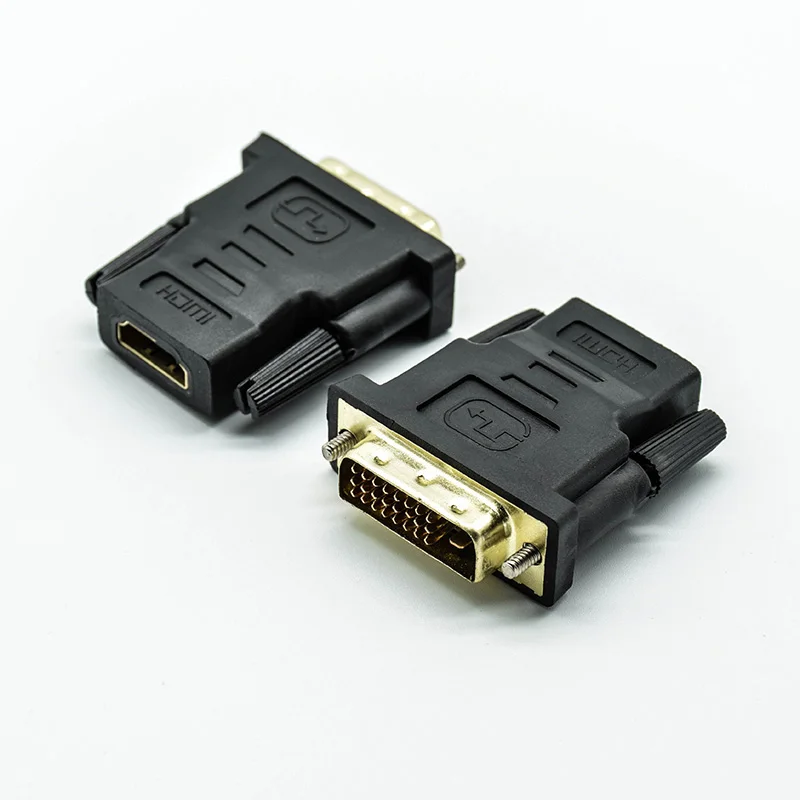 1 шт. Кабель адаптер DVI HDMI 24k позолоченный штекер 24 + контактный 1080P кабель