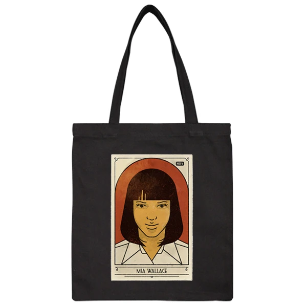 

Women Girl Pulp Fiction Don't BE A Canvas Shoulder HandBag Tote Shopping Party Bag Crossbody Bag Day Bag Gifts