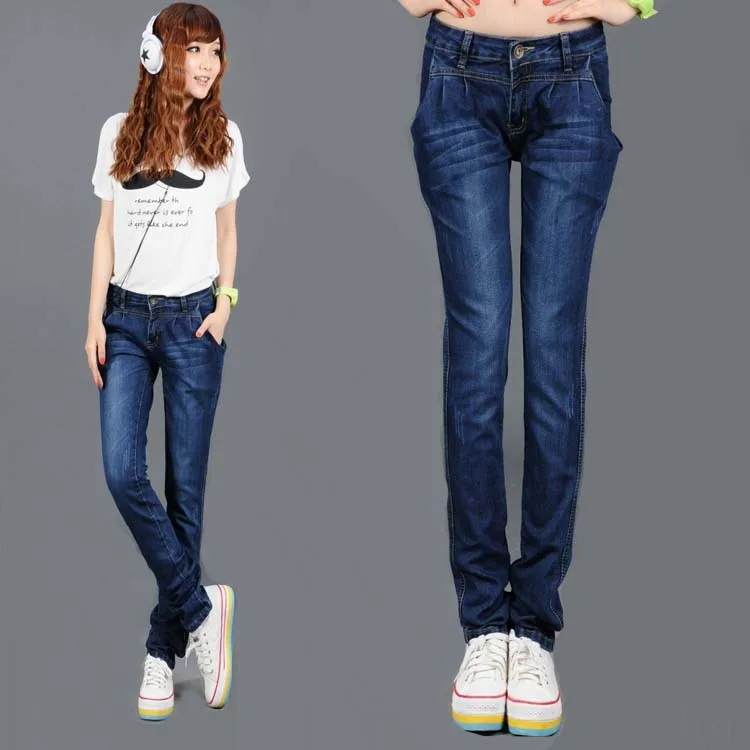 2016 Spring and Autumn Korean New arrival harem pants slim fit Thin fashion women Jeans 3993
