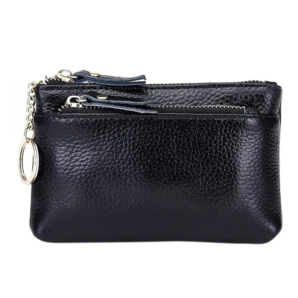 

PinShang Women's PU Leather Lichee Pattern Solid Color Mini Wallet Purse Coin Holder Keys Handbag ZK30