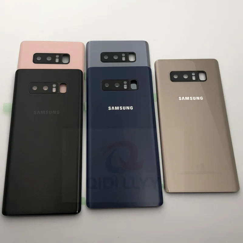 Для SAMSUNG Galaxy Note 8 N950 N950F стеклянная крышка для батареи задняя дверь корпус для SAMSUNG Note 8 оригинальная Задняя стеклянная крышка