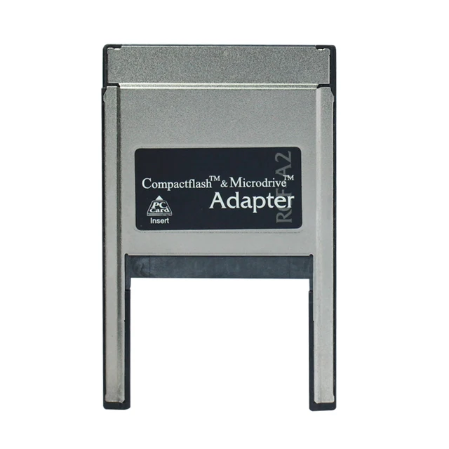 Type I or II CF Compact Flash Card into PC PCMCIA card Reader