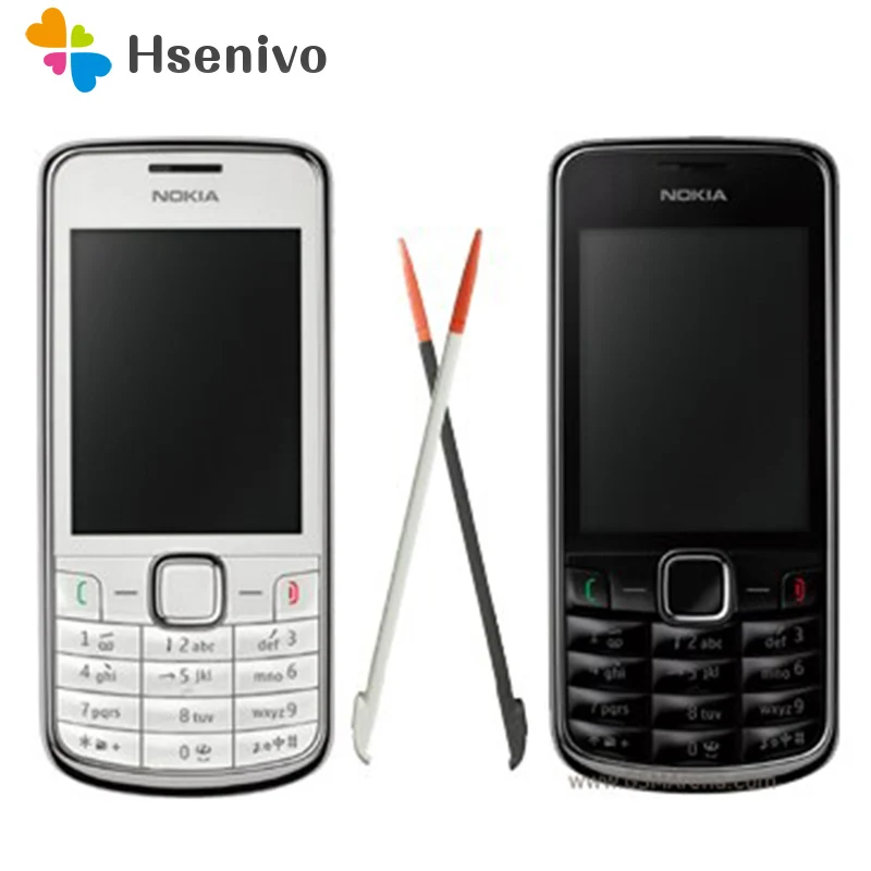 Nokia 3208c отремонтированы Оригинальный разблокирована 3208 2 4 дюйма 2MP камера Bluetooth FM