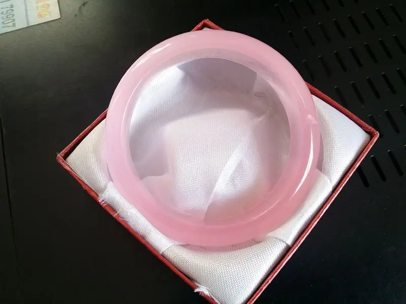 

Fashion New natural pink jadeite bangle Bracelet 58-60mm jade