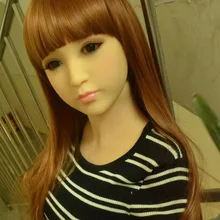 2016 145cm Top Quality Full Size Silicone Sex Doll For Men,realistic Love Adult Toys Artificial Vagina Pussy Lovely girl