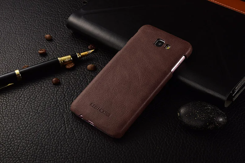 Противоударный бронированный чехол для samsung Galaxy J7 премьер-чехол из натуральной кожи жесткий чехол для samsung Galaxy j7 Prime